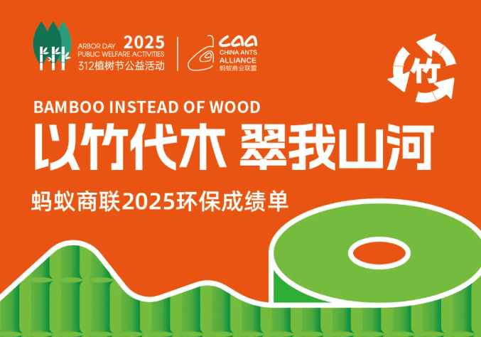 以竹代木·翠我山河——螞蟻商聯(lián)2025環(huán)保成績單(轉(zhuǎn)自螞蟻商聯(lián))